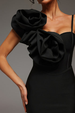 Robe mi-longue asymétrique Spak