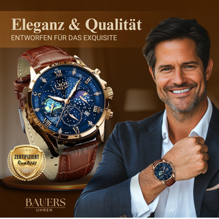 Montre élégante avec phases de lune