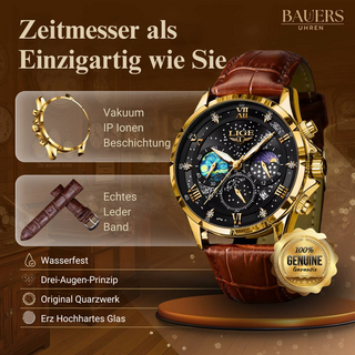 Montre élégante avec phases de lune